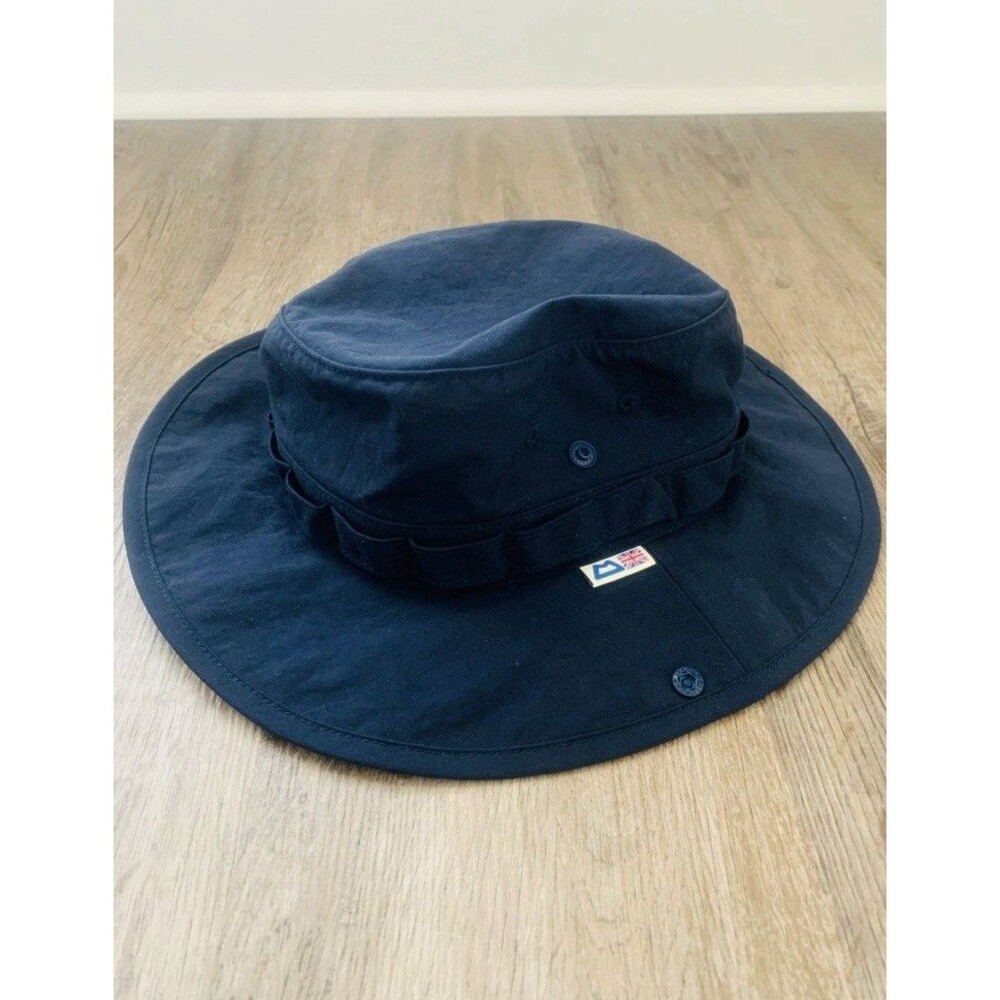 Mountain Equipment Navy Blue Polyester Wide Brim Hat for Outdoor Activities
